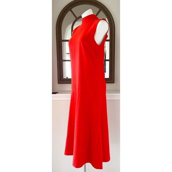 Victoria Beckham Back Tie Midi Shift Dress, Size UK12, US8 EXCELLENT! - Picture 9 of 16